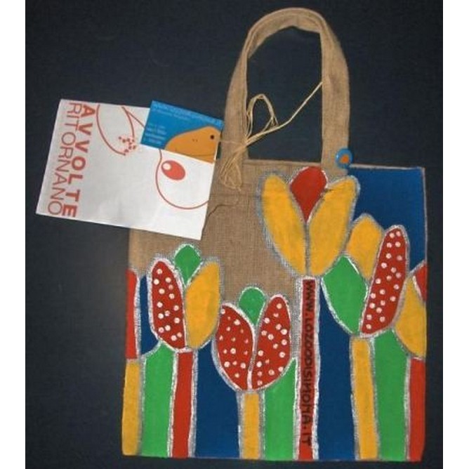 Borsa Tulipani in Iuta